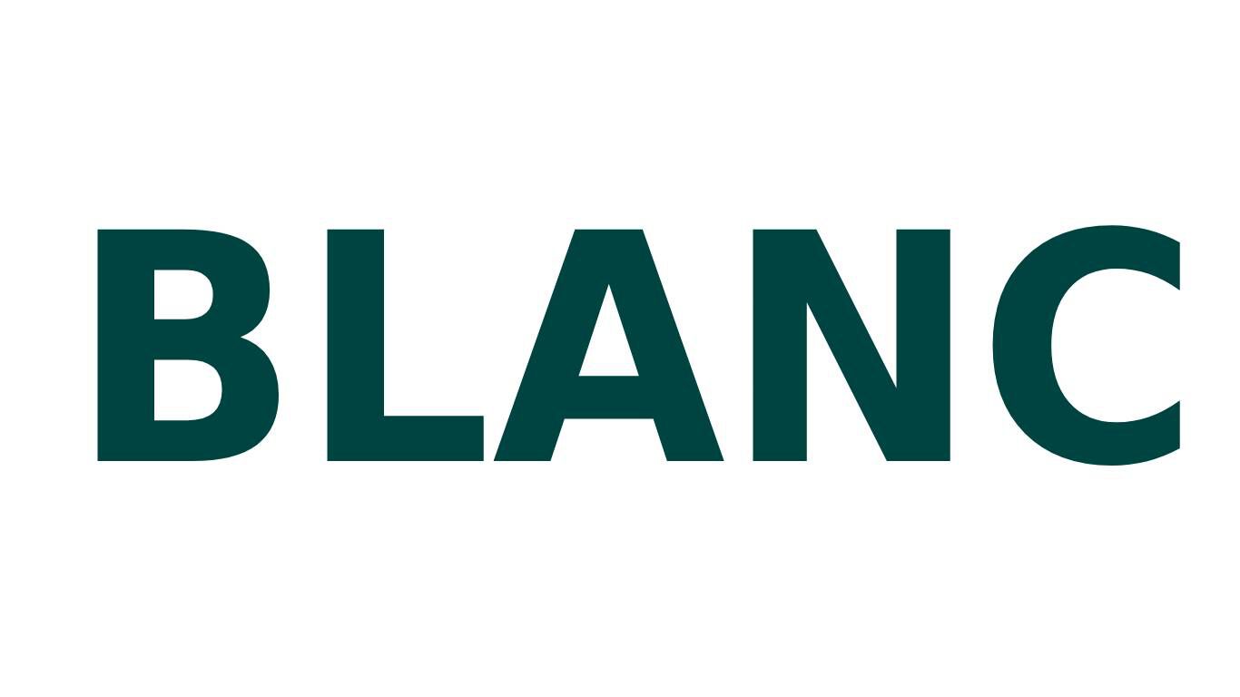 Fond blanc avec le mot &laquo; blanc &raquo; en vert fonc&eacute;.